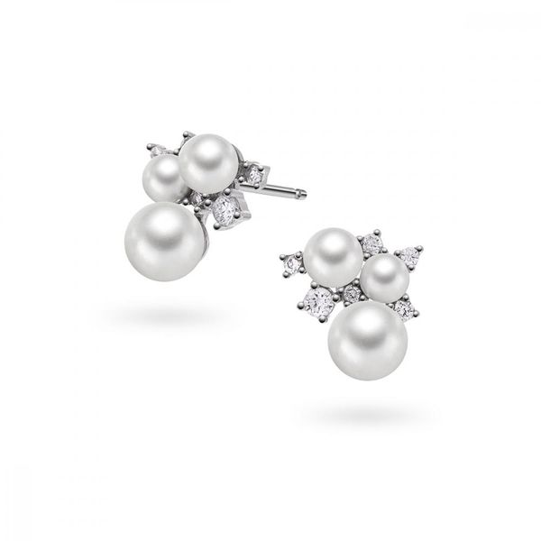 Hovedbilde Ørepynt i rhodinert sølv med ...