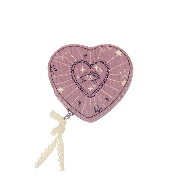 Hovedbilde Heart smykkeskrin Purple ...