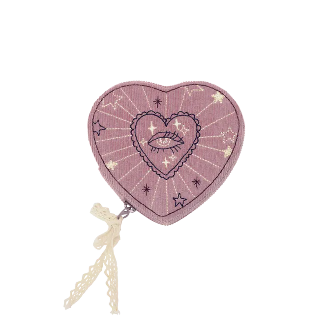 Hovedbilde Heart smykkeskrin Purple ...
