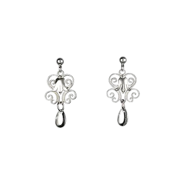 Hovedbilde Ørepynt Lofoten kort, hvit