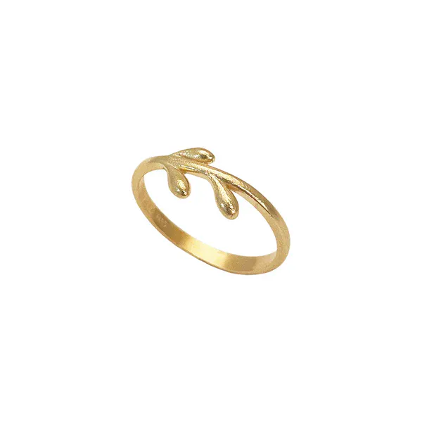 Hovedbilde Florea ring mini forgylt