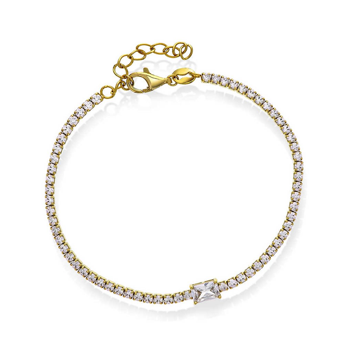 Roma armbånd i forgylt sølv