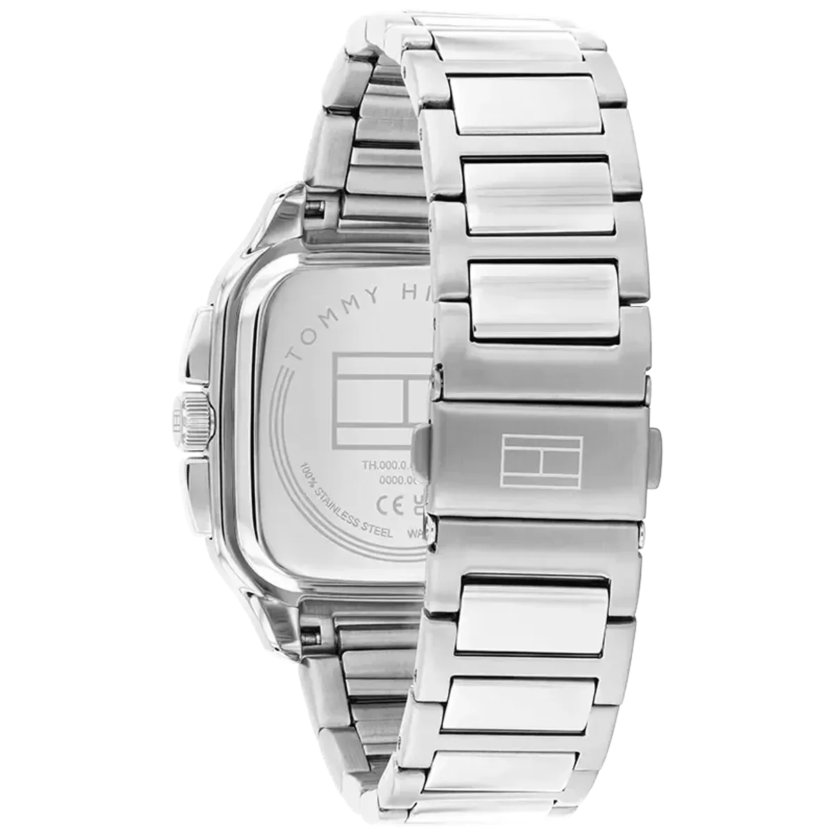 Tommy Hilfiger firkantet Stål/Blå